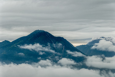 Вид с вулкана Баранского. остров Итуруп. View from Baransky volcano. Iturup Island. (Сахалин. Sakhalin. (marka) - marka