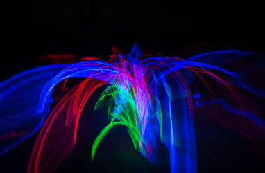Абстрактный узор городских огней - gumbao