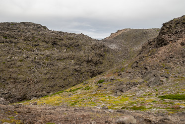 Вершина вулкана Баранского. остров Итуруп. View from Baransky volcano. Iturup Island. (Сахалин. Sakhalin. (marka) - marka