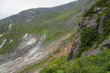 Вершина вулкана Баранского. остров Итуруп. View from Baransky volcano. Iturup Island. (Сахалин. Sakhalin. (marka) - marka