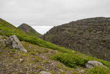 Вершина вулкана Баранского. остров Итуруп. View from Baransky volcano. Iturup Island. (Сахалин. Sakhalin. (marka) - marka