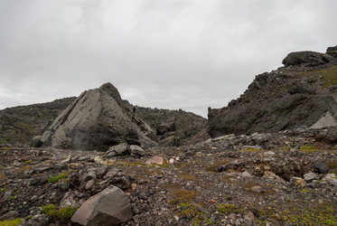 Вершина вулкана Баранского. остров Итуруп. View from Baransky volcano. Iturup Island. (Сахалин. Sakhalin. (marka) - marka