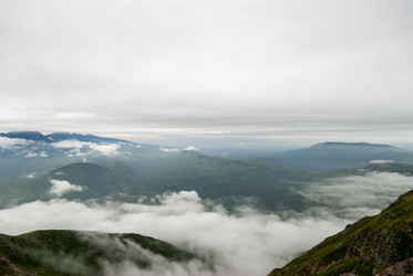 Вид с вулкана Баранского. остров Итуруп. View from Baransky volcano. Iturup Island. (Сахалин. Sakhalin. (marka) - marka