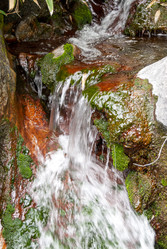 Ручей на склоне вулкана Баранского. остров Итуруп. A stream on the slope of the Baransky volcano. Iturup Island. (Сахалин. Sakhalin. (marka) - marka