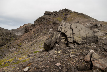 Вершина вулкана Баранского. остров Итуруп. View from Baransky volcano. Iturup Island. (Сахалин. Sakhalin. (marka) - marka