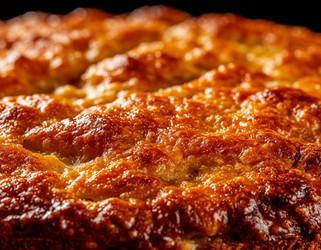 Golden Crispy Fried Crust Macro – Crunchy Deep Fried Texture for Fast Food Photography, Cooking Blog or Culinary Close Up - Kulkann75