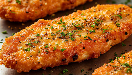 Tender Chicken Fillet in Crispy Batter – Juicy Chicken Patty for Dinner, Sandwich or Homemade Comfort Food Visuals - Kulkann75
