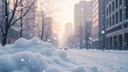 First Snow in Late Autumn City – Winter Transition Scene for Seasonal Greeting Cards or Cozy Branding - Kulkann75