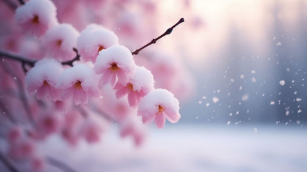 Icy Branches with Light Snow and Winter Chill – Cold Transparent Winter Texture - Kulkann75