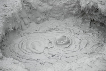 Фумаролы у подножья вулкана Баранского. о. Итуруп. Fumaroles at the foot of the Baransky volcano. Iturup Island. (Сахалин. Sakhalin. (marka) - marka