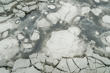 Фумаролы у подножья вулкана Баранского. о. Итуруп. Fumaroles at the foot of the Baransky volcano. Iturup Island. (Сахалин. Sakhalin. (marka) - marka