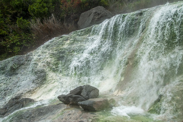 Кипящая река у подножья вулкана Баранского. о. Итуруп. A boiling river at the foot of the Baransky volcano. Iturup Island. (Сахалин. Sakhalin. (marka) - marka