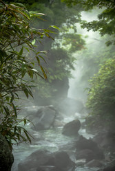 Кипящая река у подножья вулкана Баранского. о. Итуруп. A boiling river at the foot of the Baransky volcano. Iturup Island. (Сахалин. Sakhalin. (marka) - marka