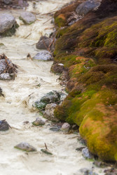 Кипящая река у подножья вулкана Баранского. о. Итуруп. A boiling river at the foot of the Baransky volcano. Iturup Island. (Сахалин. Sakhalin. (marka) - marka