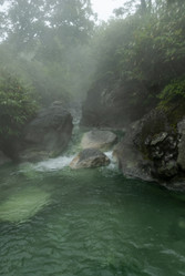 Кипящая река у подножья вулкана Баранского. о. Итуруп. A boiling river at the foot of the Baransky volcano. Iturup Island. (Сахалин. Sakhalin. (marka) - marka