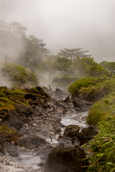 Кипящая река у подножья вулкана Баранского. о. Итуруп. A boiling river at the foot of the Baransky volcano. Iturup Island. (Сахалин. Sakhalin. (marka) - marka