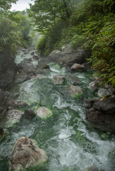 Кипящая река у подножья вулкана Баранского. о. Итуруп. A boiling river at the foot of the Baransky volcano. Iturup Island. (Сахалин. Sakhalin. (marka) - marka