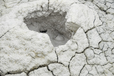 Фумаролы у подножья вулкана Баранского. о. Итуруп. Fumaroles at the foot of the Baransky volcano. Iturup Island. (Сахалин. Sakhalin. (marka) - marka