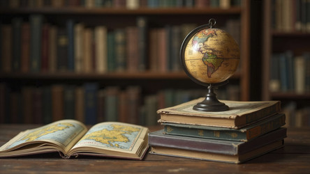 Исследуйте мир с помощью книг и карт - Vvicca