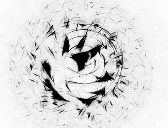 Абстрактное яркое фрактальное произведение искусства, изображающее пламя - nikitabuida