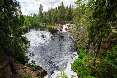 Водопад Ахвенкоски в Карелии - gumbao