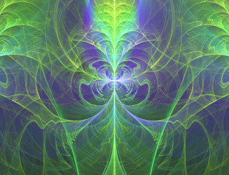 Абстрактное яркое фрактальное произведение искусства, изображающее пламя - nikitabuida