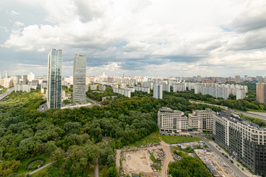 Вид на район Раменки и ЖК "Небо" из окон ЖК "Событие" в Москве - IgorRozhkov