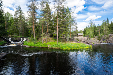 Водопад Ахвенкоски в Карелии - gumbao