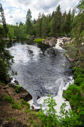 Водопад Ахвенкоски в Карелии - gumbao