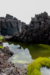 Лавовое плато Янкито. о. Итуруп.Yankito lava plateau. Iturup Island. (Сахалин. Sakhalin. (marka) - marka