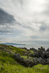 Вид на Курильский залив с плато Янкито. о. Итуруп.. Iturup Island. (Сахалин. Sakhalin. (marka) - marka