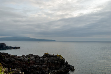 Вид на Курильский залив с плато Янкито. о. Итуруп.. Iturup Island. (Сахалин. Sakhalin. (marka) - marka