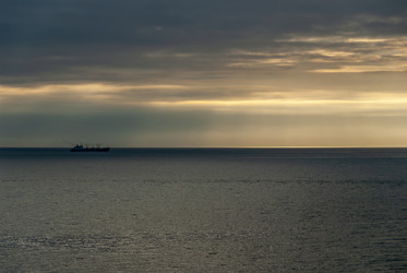 Вид на Курильский залив с плато Янкито. о. Итуруп.. Iturup Island. (Сахалин. Sakhalin. (marka) - marka