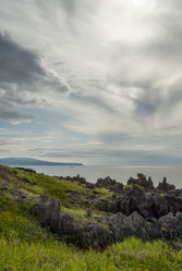Вид на Курильский залив с плато Янкито. о. Итуруп.. Iturup Island. (Сахалин. Sakhalin. (marka) - marka