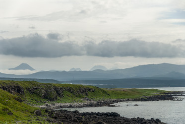 Вид на Курильский залив с плато Янкито. Курильск. о. Итуруп. Iturup Island. (Сахалин. Sakhalin. (marka) - marka