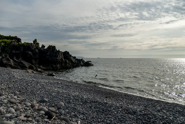 Вид на Курильский залив с плато Янкито. о. Итуруп.. Iturup Island. (Сахалин. Sakhalin. (marka) - marka