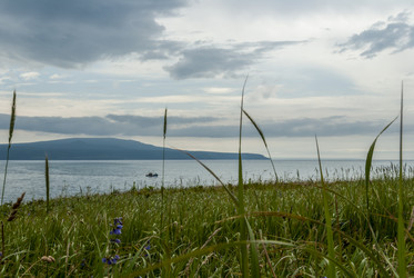 Вид на залив Китовый с плато Янкито. о. Итуруп.. Iturup Island. (Сахалин. Sakhalin. (marka) - marka
