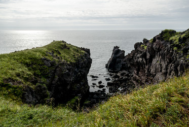 Вид на залив Китовый с плато Янкито. о. Итуруп.. Iturup Island. (Сахалин. Sakhalin. (marka) - marka