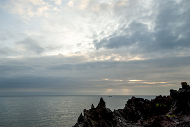 Вид на залив Китовый с плато Янкито. о. Итуруп.. Iturup Island. (Сахалин. Sakhalin. (marka) - marka