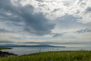 Вид на залив Китовый с плато Янкито. о. Итуруп.. Iturup Island. (Сахалин. Sakhalin. (marka) - marka