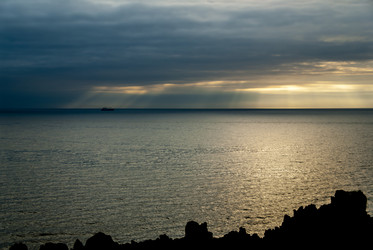 Вид на залив Китовый с плато Янкито. о. Итуруп.. Iturup Island. (Сахалин. Sakhalin. (marka) - marka