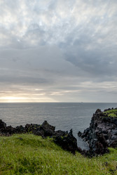 Вид на залив Китовый с плато Янкито. о. Итуруп.. Iturup Island. (Сахалин. Sakhalin. (marka) - marka