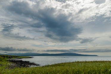 Вид на залив Китовый с плато Янкито. о. Итуруп.. Iturup Island. (Сахалин. Sakhalin. (marka) - marka