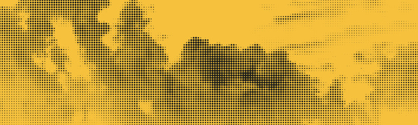 Желтый полутоновый узор облаков - artshock