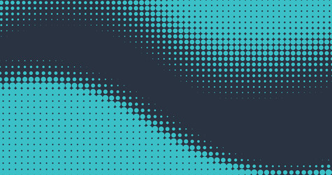 Бирюзовая полутоновая волна на темно-синем фоне - artshock