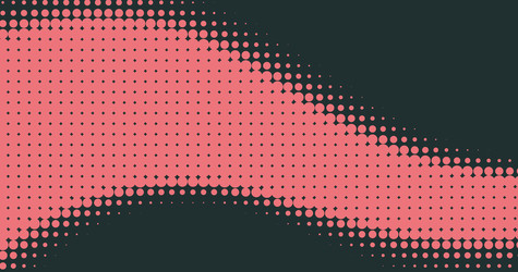 Красный полутоновый волнообразный узор на темном фоне - artshock