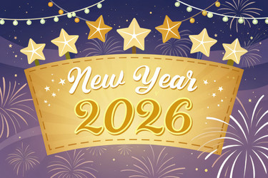 Отпразднуйте Новый 2026 год золотыми звездами и фейерверком с помощью генеративного ИИ - RomanZ