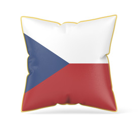 Подушка с флагом Чешской Республики - milea