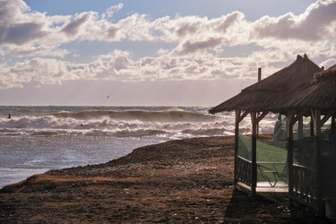 The storm on the  coast of Black Sea. Krasnodar Krai. Russia - Serg Zastavkin