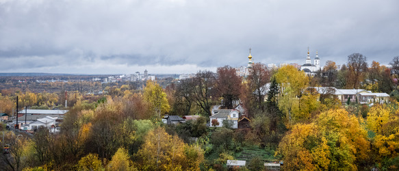 Вид на панораму города Владимира и княжеский храм - KirillK